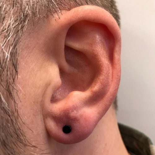 earlope øreflip piercing