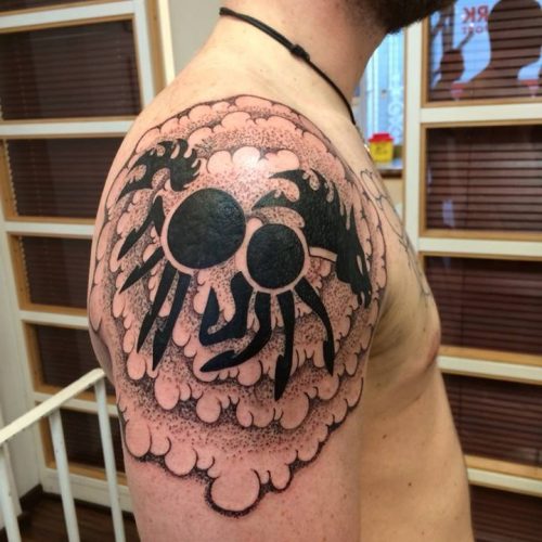 Sleipner tattoo tatovering dotwork