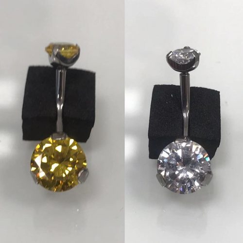 titan omvendt double dobbelt exclusive line piercing jewelery smykker