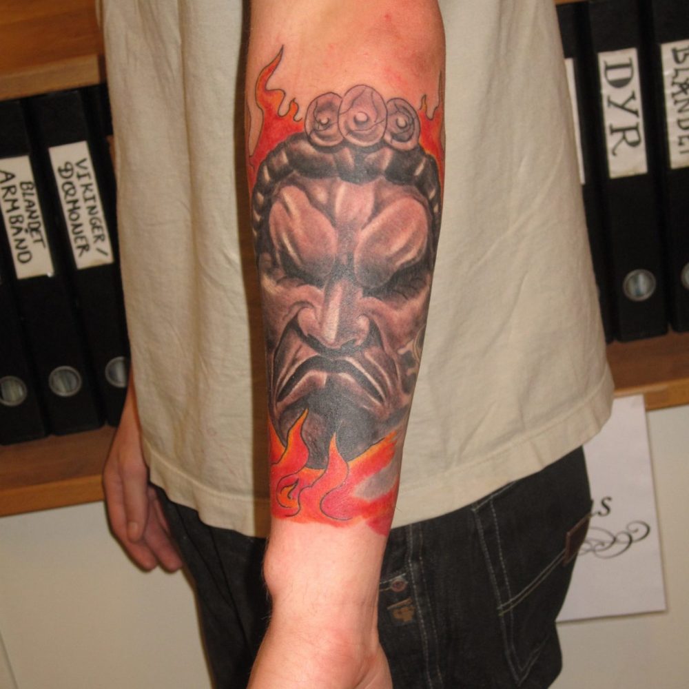 Hachiman god of war japanese tattoo tatovering
