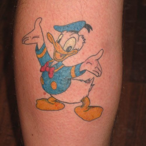 anders and tatovering donald duck tattoo