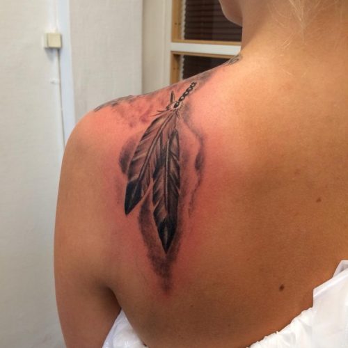 fjer tattoo feather tattoo