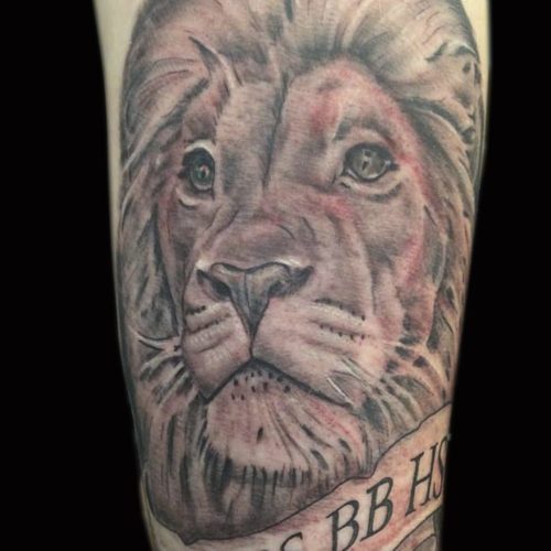 løve lion tattoo tatovering